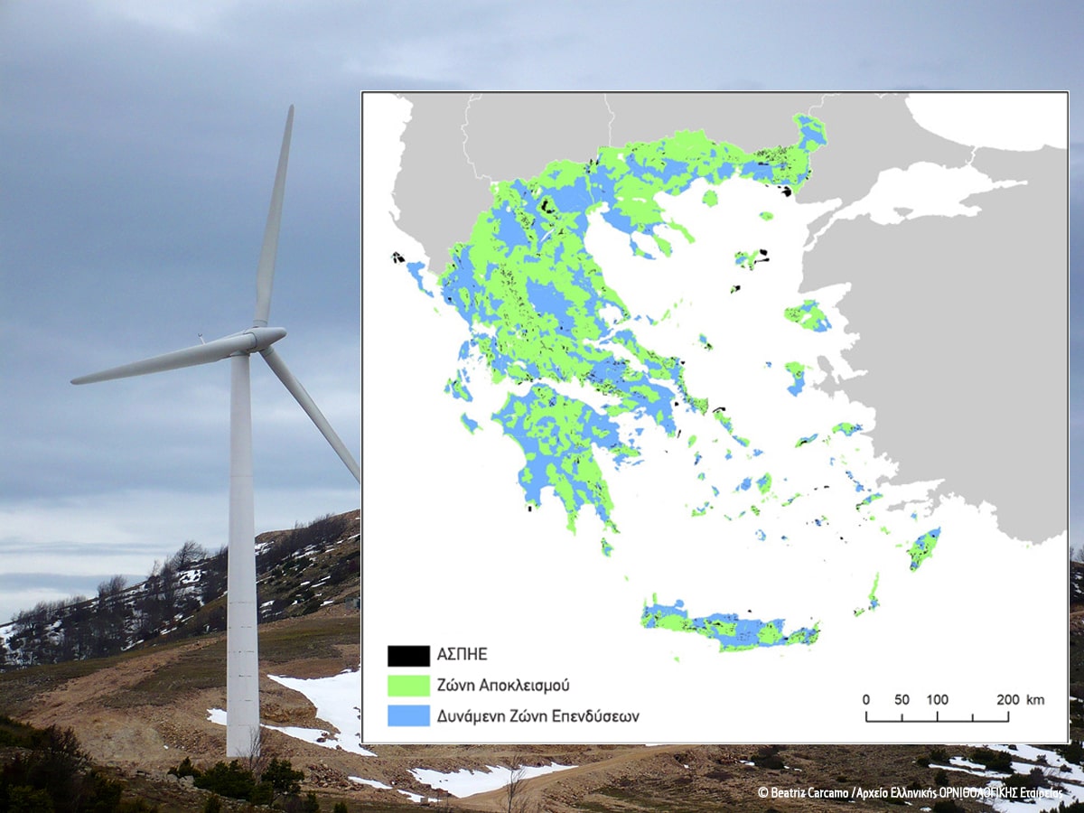 Aνάπτυξη των ΑΠΕ με σεβασμό στη βιοποικιλότητα: Ένα βιώσιμο σενάριο για ανάπτυξη Αιολικών Σταθμών με ελάχιστο περιβαλλοντικό κόστος