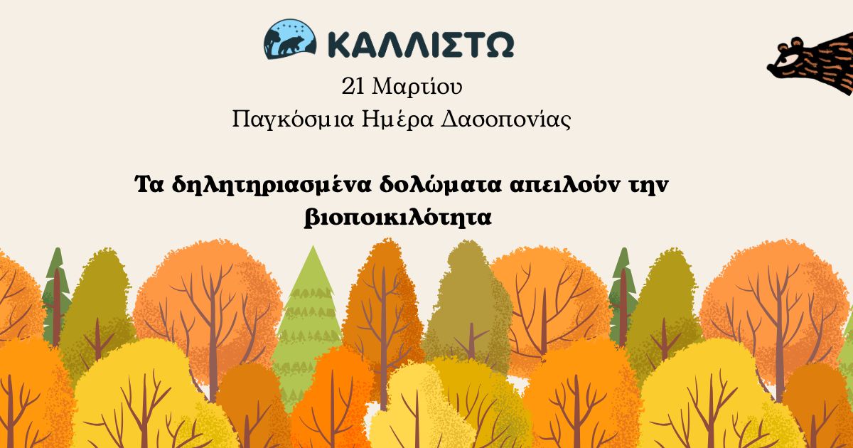 Παγκόσμια Ημέρα Δασοπονίας: Τα δηλητηριασμένα δολώματα απειλούν την βιοποικιλότητα